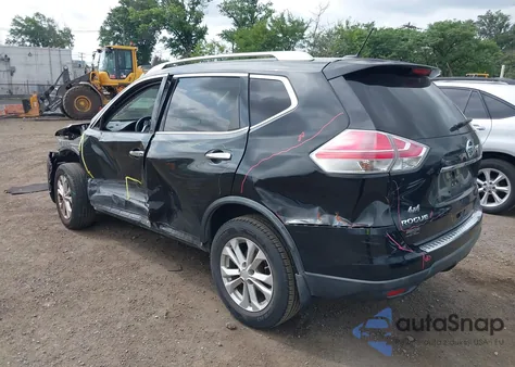 2015 Nissan Rogue Sv from USA, damaged, VIN KNMAT2MV4FP586814